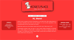 Desktop Screenshot of kosiesplace.com